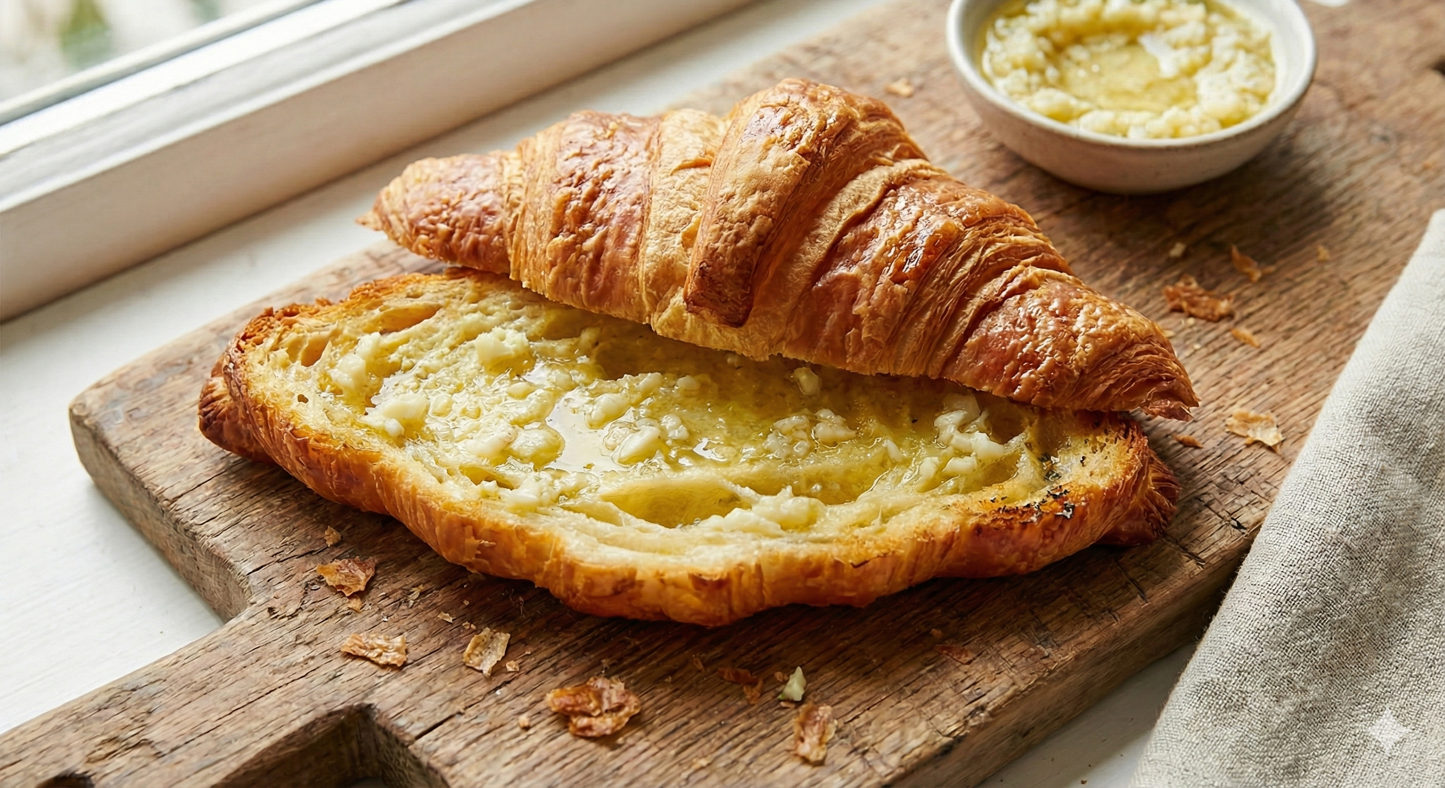 24K Garlic Toast Croissant