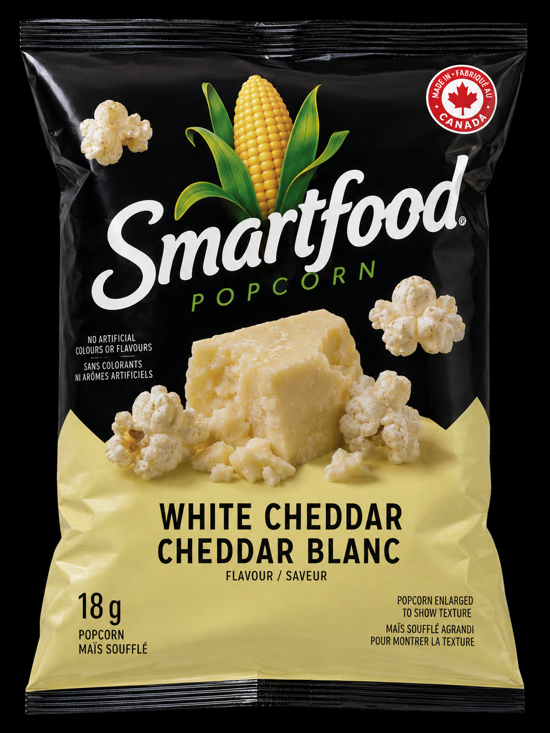 White Cheddar Popcorn Smartfood 18 g